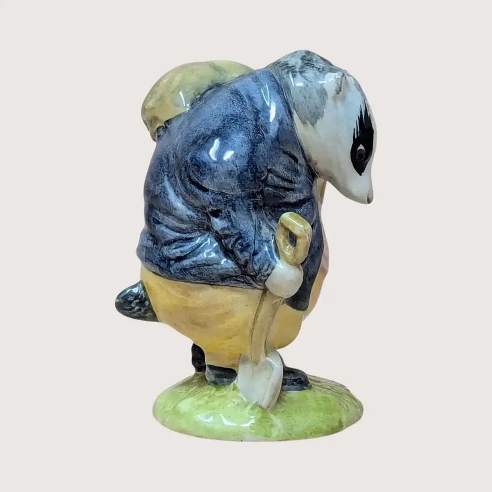 1970s Beswick F Warne Porcelain Tommy Brock Figurine